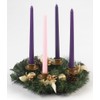 Traditional Pine Cone Advent Wreath