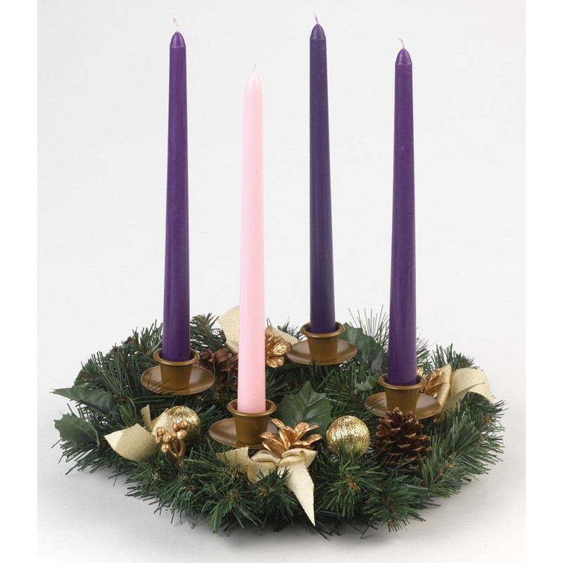 Traditional Pine Cone Advent Wreath