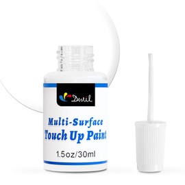 DWIL White Touch Up Paint - Multi Surface Touch Up Paint Pen, Scratch Repair for Wall, Door, Cabinets, Wood, Furniture, 1.5 Fl Oz (High-Gloss, White)