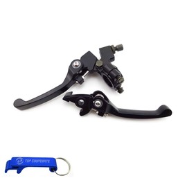 TC-Motor 7/8'' 22mm Alloy Folding Clutch Lever Perch Handle Brake for Chinese Pit Dirt Bike 50cc 70cc 90cc 110cc 125cc 140cc 150cc 160cc SSR CRF Coolster