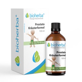 BIOHERBA Prostata Kräuterformel Tropfen – 100ml Tinktur – Unterstützt Makronährstoff-, Säure-Basen- und Kohlenhydrat-Stoffwechsel – Mit Zink und Pflanzenextrakten – PZN 18215818