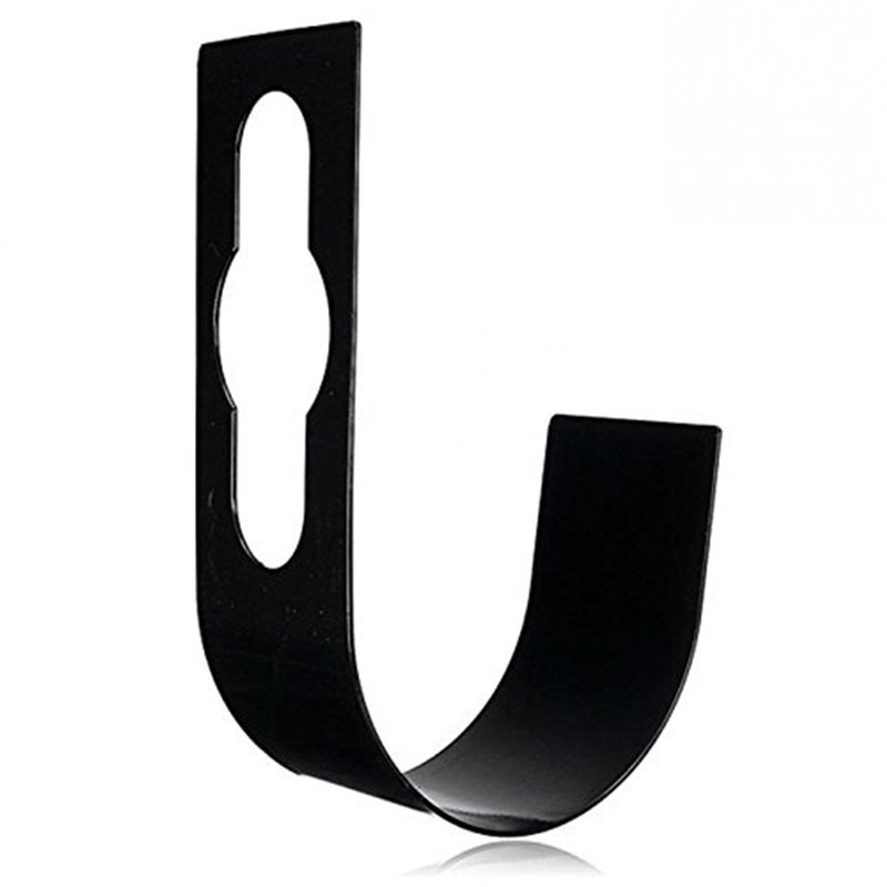 HONGCI Black Durable Metal Spigot Hook Hose Holder Garden Hose