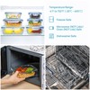 Vtopmart 8 Pack Glass Food Storage Containers with Airtight Lids,