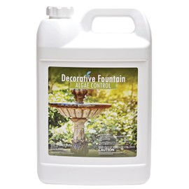 Fountain Algaecide and Clarifier - Gallon - Kills and Inhibits All Types of Algae Growth, Formulated for Small Ponds and Water Features, Treats up to 128,000 Gallons