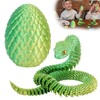 XehCaol 3D Printed Snake Movable Snake Fidget Toy 3D Snake