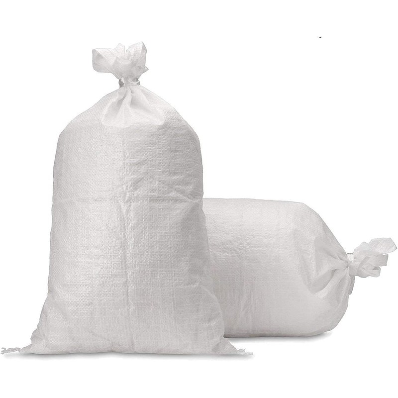 15 Pack Woven Rubble Sacks - Heavy Duty Polypropylene Woven