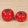 DOITOOL 2PCS 60 Minute Kitchen Timer Cute Tomato Shape -