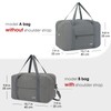 Wandf Cabin Hand Luggage Bag, Small Foldable Bag for Aeroplane