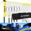 PATIASSY Badminton Set for Backyard Professional Badminton Net with 4