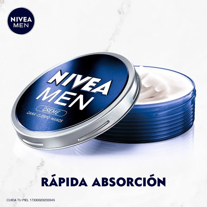 Crema Humectante Nivea Men Cara Cuerpo Manos 150 Ml