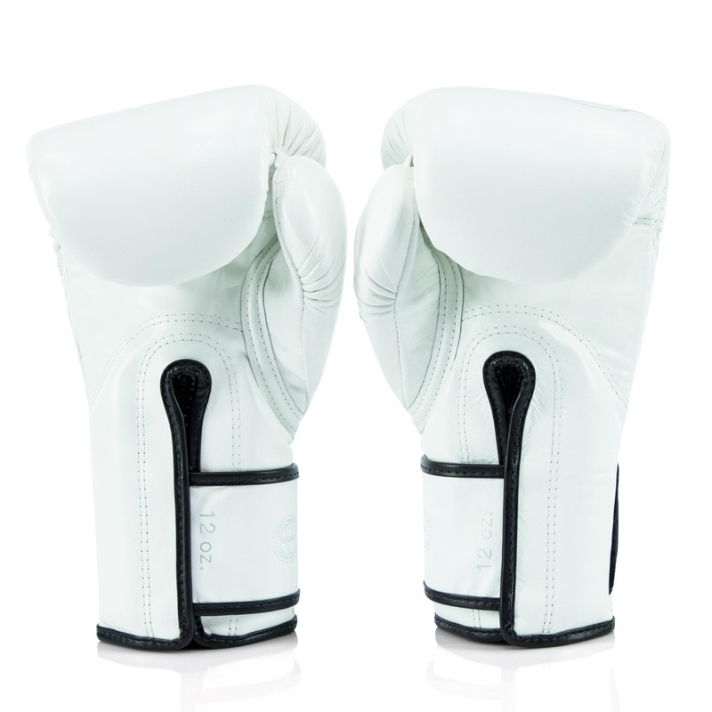Fairtex Glory Kickboxing Gloves - Limited Edition (White/Gold - BGVG3,