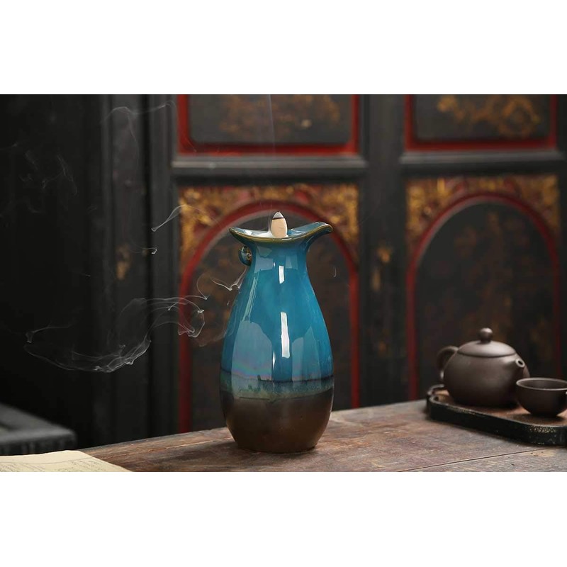 IDB Ceramic Waterfall Backflow Incense Burner, A Stunning Incense Cone