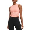 Champion Women's, Soft Touch, Moisture-Wicking, Ruched Tank Top with Drawstrings,