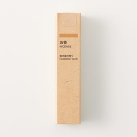 MUJI 82576115 Incense, Osmanthus Scent, Stick Type, Pack of 12