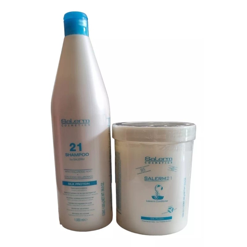 Salerm Kit Salerm 21 1kg + Shampoo 1lt + Tapa