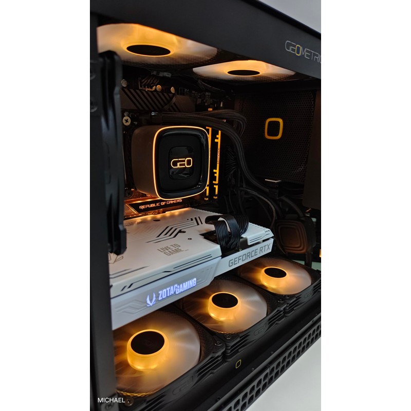 Geometric Future M4 King Arthur Black mid/Mini Tower, E-ATX/ATX Gaming
