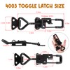 4 Pack Heavy Duty Toggle Clamp Latch,4003 Style 1320lbs Capacity