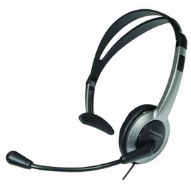 Panasonic Hands-Free Headset with Foldable Comfort Fit, Lightweight Headband & Flexible, Optimum Voice Microphone For The Panasonic KX-TGA430B - KX-TGA450B & KX-TG4500B 5.8 Ghz 4-Line FHSS Expandable Cordless Phone System