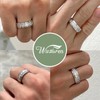 Wuziwen Wedding Wedding Ring Sets for Him and Her Set