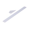 Guitar Measuring Tool Set Silver Aluminum Neck Straight Edge Fret