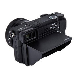 JJC LCD Gegenlichtblende für Sony Alpha A6600 A6500 A6400 A6300 A6100 A6000 Mirrorless Digital Camera