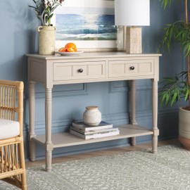 Safavieh American Homes Collection Samantha Vintage Grey 2-Drawer Console Table