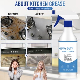 2Pcs New All Purpose Foam Cleaner, Kitchen Cleaning Spray, Kitchen Grease Cleaner for Pots, Countertops, Ovens