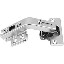 BVAKEIDZE Cabinet Butt Hinge,Folding Door,2Pcs Corner Fold Cabinet Door Hinge 135 Degree Angle Hinge W/Screws Door Hinge Hinge