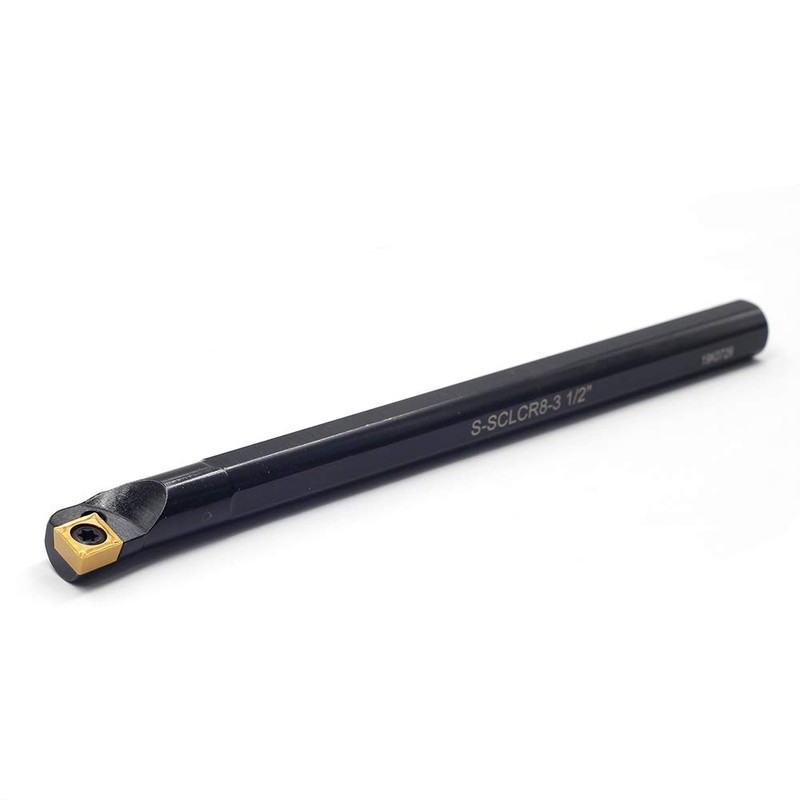 OSCARBIDE 1/2" x 7" Right-Hand SCLCR Indexable Boring Bar with