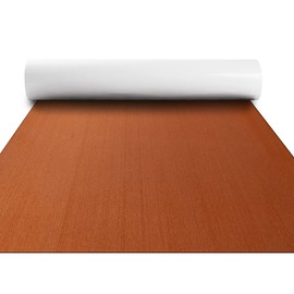 FOCEAN Boat Flooring EVA Foam Boat Decking Marine Flooring Brushed Texture Marine Mats for Boats Yacht Kayak RV 94.5"x23.6", Brown with Black Back