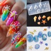 5pcs Silicone Nail Molds Flower Nail Mold Plumeria Cherry Blossom