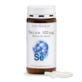 Sanct Bernhard Selenium 100 µg Mono Capsules with Pure Selenium, Contents 180 Capsules