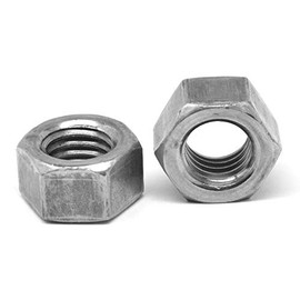 M8 x 1.25 Coarse Thread DIN 934 Class 8 Finished Hex Nut Medium Carbon Steel Plain Finish Pk 1750