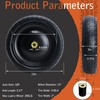 ASDFGHT 13" Flat Free Wheels for Gorilla Cart, Wheelbarrow, Garden