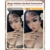 WTVANE 260D Lash Clusters Fluffy Eyelash Clusters 12-24mm Volume Lash