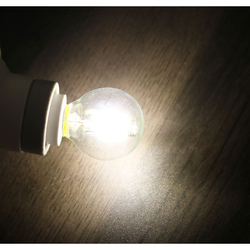 5-Pack S11 LED Bulbs E17 Intermediate Base Edison Globe Light