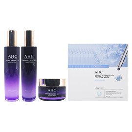 AHC Prime Expert NEW EX Basic Set Skin+Lotion+Cream+Moisture 10 sheets / AHC 프라임 엑스퍼트 NEW EX 기초 세트 스킨+로션+크림+모이스처 10매