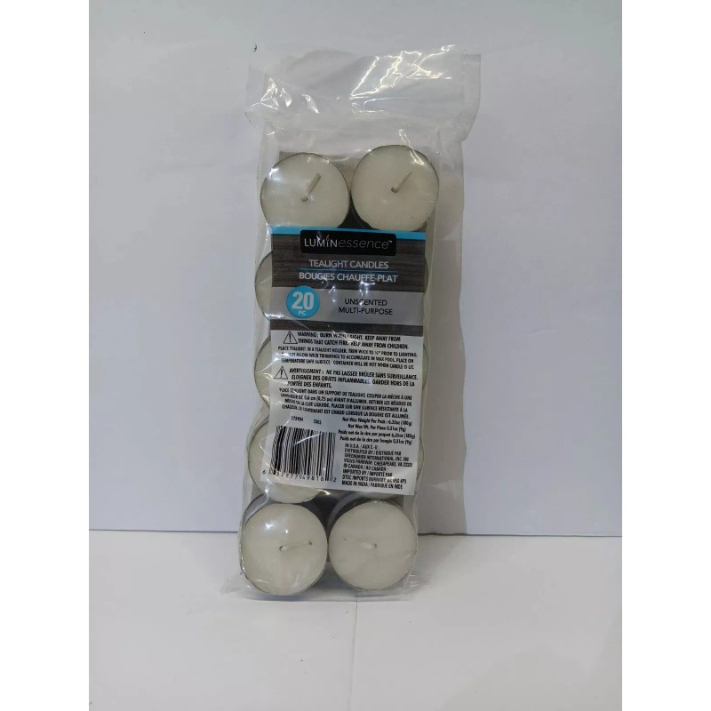 luminessence tea light candles Unsented