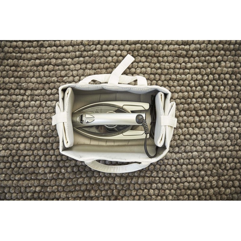 Yamazaki 3443 Tower Iron Plastic Bag, White, Cotton/Polyester, 33 x