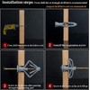 ANBOO Set of 100 expansion dowels, hollow wall dowels, suitable
