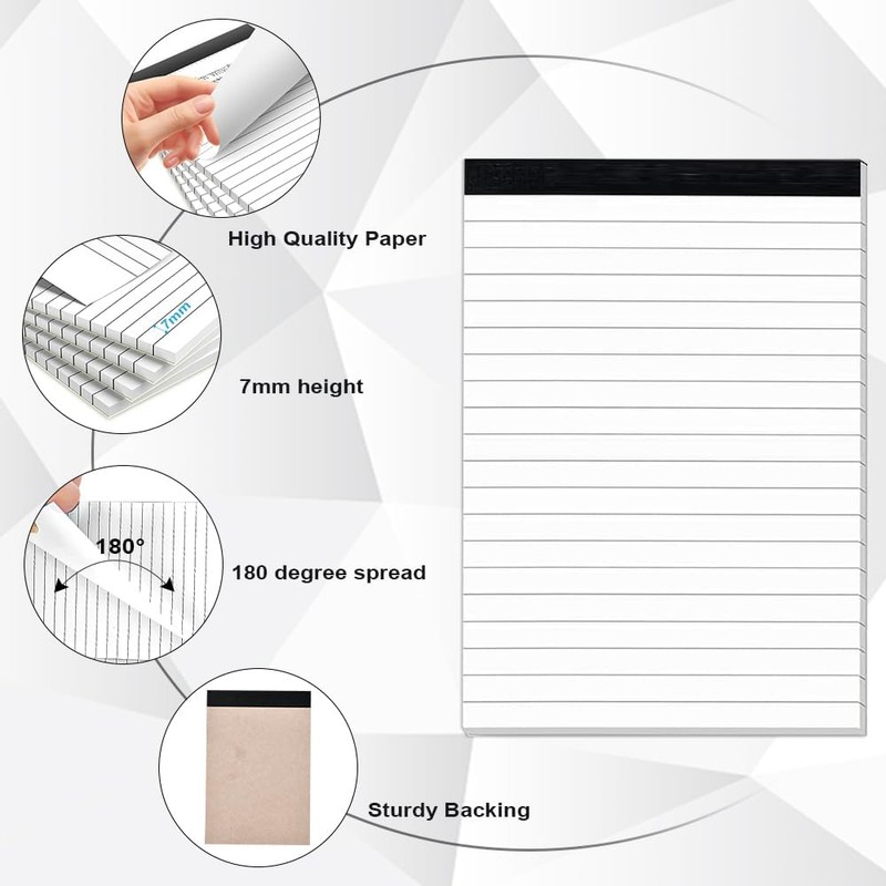 A7 notepads, 6 pieces, 30 sheets, small notes, paper notepad,