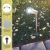 ledscom.de Small LED Garden Spotlight with Ground Spike SPICO for