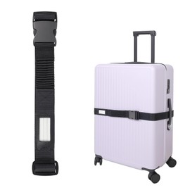 Vividwise Luggage Straps for Suitcases, Stretchable TSA Approved Suitcase Straps, Heavy Duty Metal Buckle Luggage Attachment Belt Travel Accessories, Adjustable 72" Long (1)