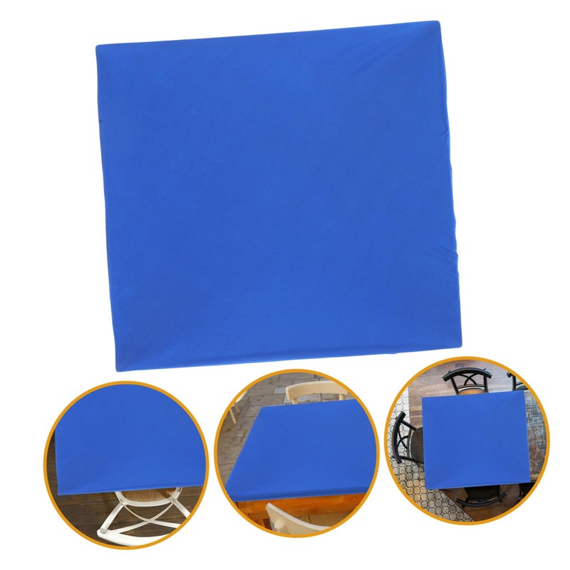 Hohopeti Polyester Stretch Tablecloth Vintage Style Square Shape Outdoor/Indoor Easy