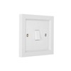 ElekTek Decorative Switch Surround Frame Cover Finger Plate Rivoli Satin