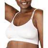Coobie Seamless Scoopneck Bra,White,Full Size