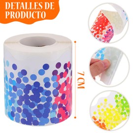 Tablero de anuncios de 20 metros para decoración de fronteras, Borde del tablón de anuncios de puntos, Borde de pizarra de lunares de color, para decoración de Escuelas, aulas & oficina