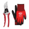 Felco Model 2 Secateurs with Medium Gloves