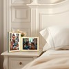Epecfan Double Picture Frame 5x7 Vertical and Horizontal Hinged Picture