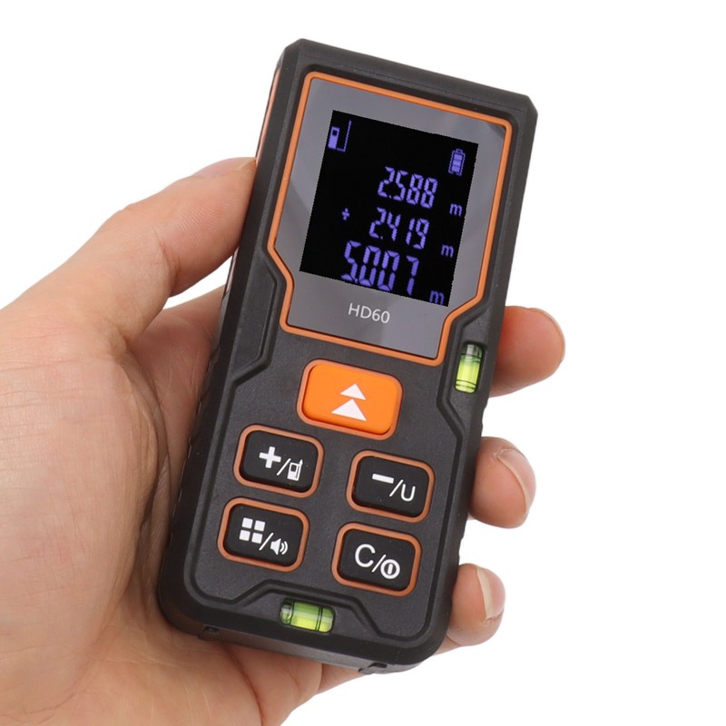 Laser Distance Meter High Accuracy Portable Handheld Rangefinder for Engineering